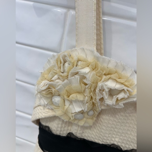 ANTHROPOLOGIE Deletta Cream Breakfasting Dress - Picture 8 of 8